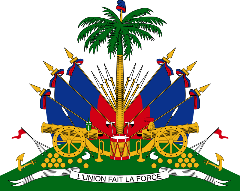 ¿Qué representa el escudo de Haití?